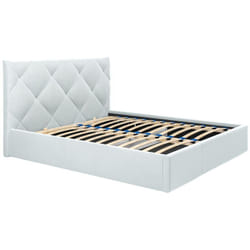 Letto con contenitore 160 x 200 cm Velluto Grigio - STARI di PASCAL MORABITO