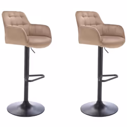 Realizzato con materiali di qualità, lo sgabello da bar PEGA è al contempo confortevole ed ergonomico grazie al design a gond ...