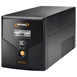 Infosec X3 EX LCD USB 1200 gruppo di continuità (UPS) A linea interattiva 1,2 kVA 4 presa(e) AC