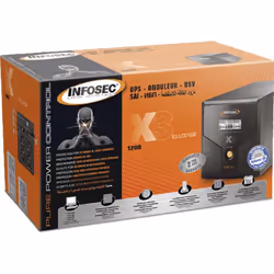 Infosec X3 EX LCD USB 1200 gruppo di continuità (UPS) A linea interattiva 1,2 kVA 4 presa(e) AC