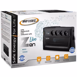Infosec Zen Live 1000 gruppo di continuità (UPS) A linea interattiva 1 kVA 600 W 4 presa(e) AC - Vista aggiuntiva 4