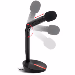 Spirit of Gamer MIC-EKO, Microfono per console di gioco, -58 dB, 70 - 10000 Hz, 2200 Ω, Omnidirezionale, Cablato