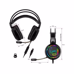 Spirit of Gamer ELITE-H10 Auricolare Cablato A Padiglione Gaming USB tipo A Nero - Vista aggiuntiva 5