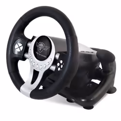 Spirit of Gamer Race Wheel Pro 2 Nero, Argento USB Sterzo + Pedali Digitale PC, PlayStation 4, Playstation 3, Xbox One - Vista aggiuntiva 4