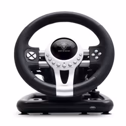Spirit of Gamer Race Wheel Pro 2 Nero, Argento USB Sterzo + Pedali Digitale PC, PlayStation 4, Playstation 3, Xbox One - Vista aggiuntiva 5