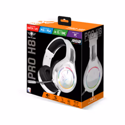 Spirit of Gamer MIC-PH3SW2 Auricolare Cablato A Padiglione Musica e Chiamate Nero, Bianco - Vista aggiuntiva 2