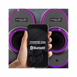 Spirit of Gamer FANATIC 500 DARK Nero Con cavo e senza cavo 3 W - Vista aggiuntiva 2