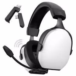Spirit of Gamer XPERT H1400 Cuffie gaming Bluetooth Bianco, Nero - Vista aggiuntiva 2