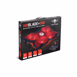 Spirit of Gamer AIRBLADE 500 base di raffreddamento per laptop 40,6 cm (16") 1200 Giri/min Nero - Vista aggiuntiva 6