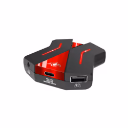 Spirit of Gamer Crossgame 2, USB 2.0 Type-C, 3.5mm, USB 2.0, Nero, Rosso, 0,25 m, Nintendo Switch PS3 PS4 XBOX One, 61 mm