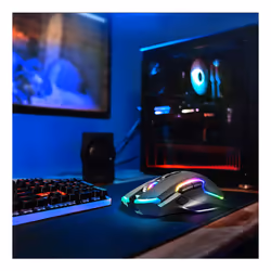 Spirit of Gamer ELITE M70 mouse Gaming Mano destra RF senza fili + Bluetooth Ottico 4800 DPI - Vista aggiuntiva 6