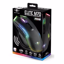 Spirit of Gamer ELITE M70 mouse Gaming Mano destra RF senza fili + Bluetooth Ottico 4800 DPI - Vista aggiuntiva 7