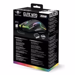 Spirit of Gamer ELITE M70 mouse Gaming Mano destra RF senza fili + Bluetooth Ottico 4800 DPI - Vista aggiuntiva 8