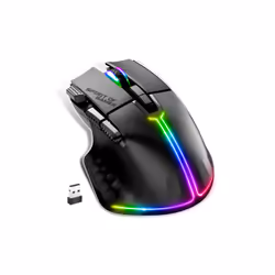 Spirit of Gamer PRO M5 DARK WIRELESS mouse Gaming Mano destra RF Wireless + Bluetooth + USB Type-C Ottico 8000 DPI - Vista aggiuntiva 2