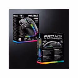 Spirit of Gamer PRO M5 DARK WIRELESS mouse Gaming Mano destra RF Wireless + Bluetooth + USB Type-C Ottico 8000 DPI - Vista aggiuntiva 3