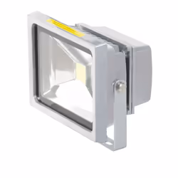 Ribimex PRSPOT20M, Colonna/Luce a lampione da esterno, Argento, Alluminio, IP65, Garage, Giardino, Cortile, Trasparente