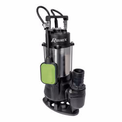 Pompa sommersa per acque sporche 1 Hp Vortex Ribimex PRPVC752V Progettata per impieghi intensivi e professionali, la pompa so ...