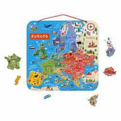 JANOD Magnetic European Map in Italian