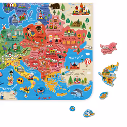 JANOD Magnetic European Map in Italian