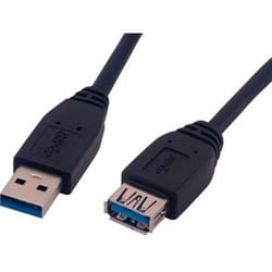 MCL USB 3.0, M/FM, 5m cavo USB USB 3.2 Gen 1 (3.1 Gen 1) USB A Nero