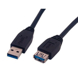 MCL MC923AMF-1M/N cavo USB USB 3.2 Gen 1 (3.1 Gen 1) USB A Nero