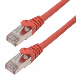 MCL 2m Cat6a S/FTP, 2 m, Cat6a, S/FTP (S-STP), RJ-45, RJ-45, Rosso