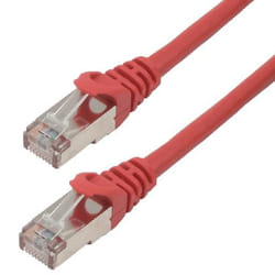 MCL 2m Cat6a S/FTP cavo di rete Rosso S/FTP (S-STP)