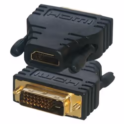 MCL Adapter DVI-D to HDMI, DVI-D, HDMI, Nero