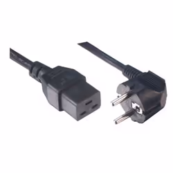 MCL Power Cable Black 2.0m, 2 m