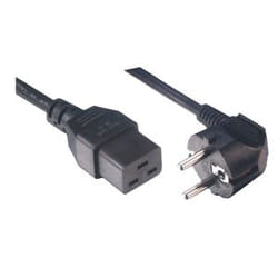 MCL Power Cable Black 2.0m Nero 2 m
