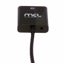 MCL CG-287C cavo e adattatore video HDMI tipo A (Standard) VGA (D-Sub) + 3.5mm Nero
