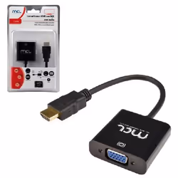 MCL CG-287C cavo e adattatore video HDMI tipo A (Standard) VGA (D-Sub) + 3.5mm Nero - Vista aggiuntiva 4