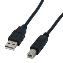 MCL USB 2.0 A/B 2m cavo USB USB A USB B Nero