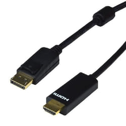 MCL DisplayPort/HDMI 5 m Nero