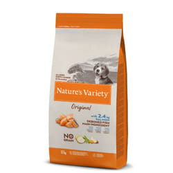 Nature's Variety ORIGINAL NO GRAIN JUNIOR SALMON 12 kg Cucciolo Salmone