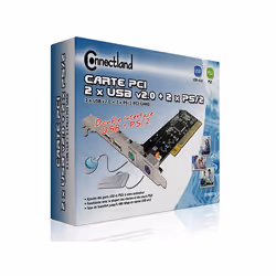 Connectland 0709014 scheda di interfaccia e adattatore Interno PS2, USB 2.0