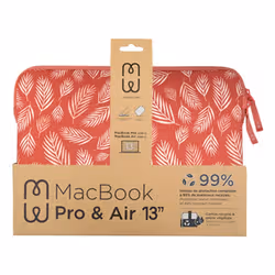 MW MW-410169 borsa per laptop 33 cm (13") Custodia a tasca Rosso, Bianco - Vista aggiuntiva 3