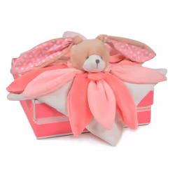 Doudou et Compagnie Geschenkset Hase 28cm, Animali giocattolo, 0 anno/i