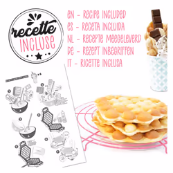 ScrapCooking 3907 piastra per waffle 1 waffle - Vista aggiuntiva 4
