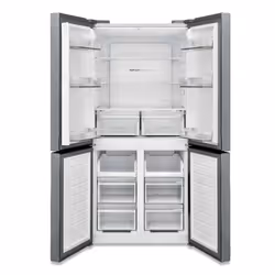 Telefunken R4P488X2, Libera installazione, Porta francese, Acciaio inox, R600a, 488 L, SN-T