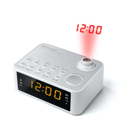 Muse M-178 PW Orologio Digitale Argento, Bianco