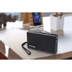 Muse M-030 R Portatile Analogico Nero - Vista aggiuntiva 2