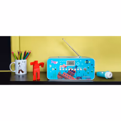 Muse M-29KB impianto stereo portatile Digitale 1 W FM, MW, PLL Multicolore Riproduzione MP3 - Vista aggiuntiva 2