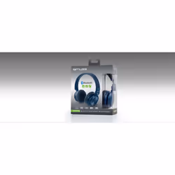 Muse M-276BTB cuffia e auricolare Con cavo e senza cavo A Padiglione Musica e Chiamate Bluetooth Blu - Vista aggiuntiva 6