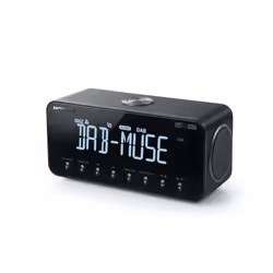 Muse M-196DBT, Sveglia digitale, Rettangolo, Nero, 24h, DAB, DAB+, FM, LCD