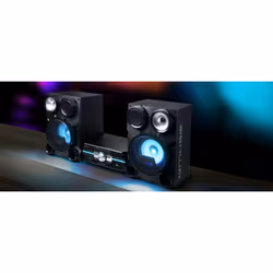 Muse M-80 DJ set audio da casa Mini impianto audio domestico Nero