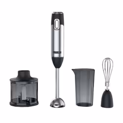 Muse MS-05 HB, Frullatore ad immersione, 0,6 L, 600 W, Nero, Acciaio inox, Trasparente