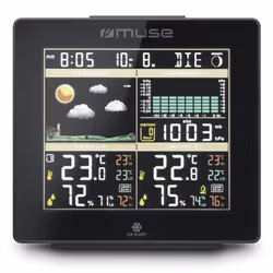 Muse M-085 WS stazione meteorologica digitale Nero LCD DC/Batteria - Vista aggiuntiva 2