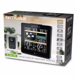 Muse M-085 WS stazione meteorologica digitale Nero LCD DC/Batteria - Vista aggiuntiva 4