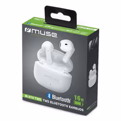 Muse M-270 TWS cuffia e auricolare True Wireless Stereo (TWS) In-ear Musica e Chiamate Bluetooth Bianco - Vista aggiuntiva 6